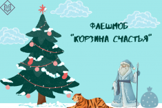20 декабря новогодний флешмоб «Корзина счастья»
