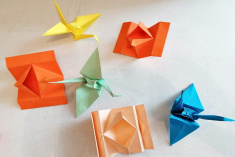 Библиотекари провели выездной урок по оригами