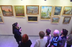 Открытие выставки картин художника Владимира Мартьянова